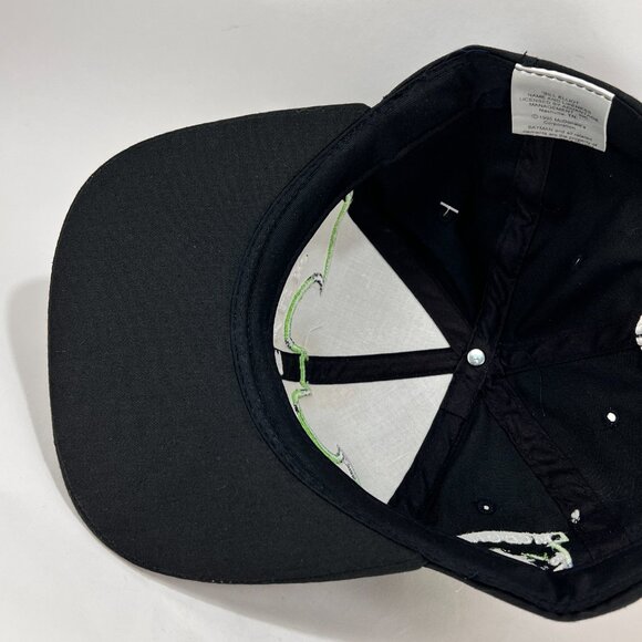 Vtg Batman Forever McDonalds Snapback Cap Hat AJD Black NASCAR Baseball Mens 90s - Picture 9 of 16